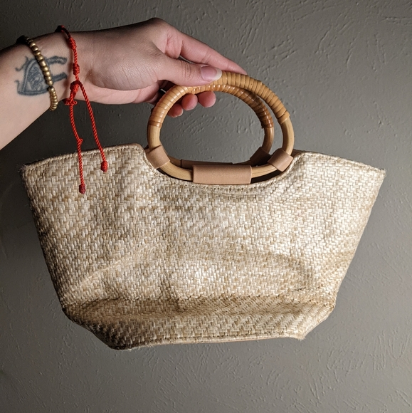Small rattan hand bag - Picture 6 of 6